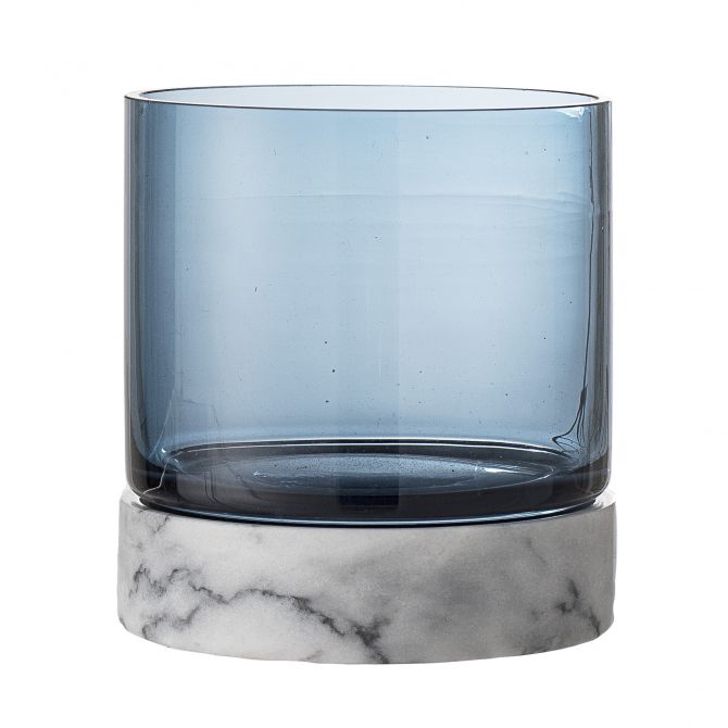 Bloomingville Teelichthalter Glas Marmor